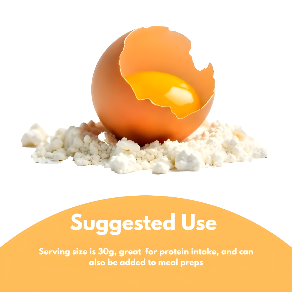 Egg Protein Powder, Egg White Powder, Soybean Powder Lactose Free Protein Powder - Unflavored & Dairy Free (32 OZ)