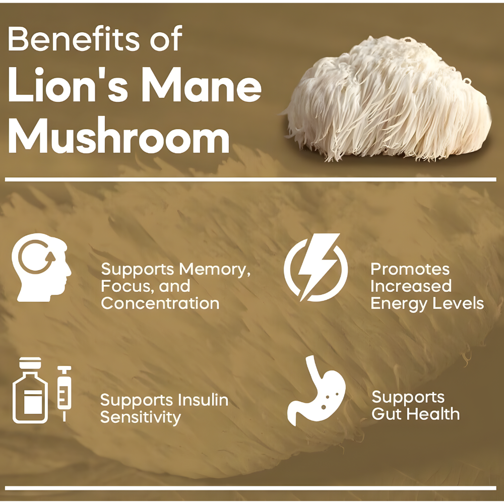 Organic Freeze Dried Lions Mane Mushroom Powder, Extract 15:1, Memory, Focus, Cognitive Support, 1.5 Gram Per Serving, Supplement Powder - Non-GMO, Vegan, USDA Organic