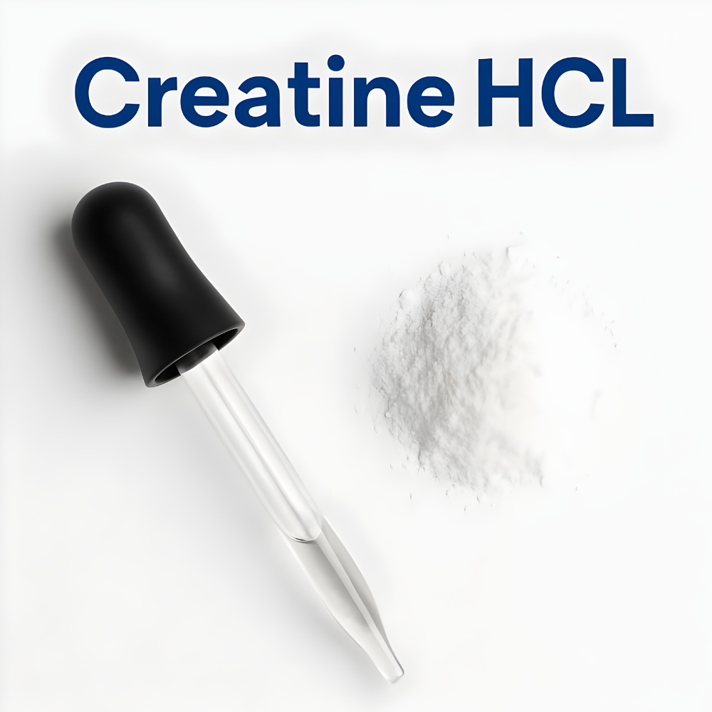 Creatine HCL Liquid Drops for Men & Women - 1000mg Per Serving, L-Theanine, Vitamin B12 & B6, L-Carnitine - High Absorption 4 Fl Oz (120ml) (4 FL OZ, Raspberry)