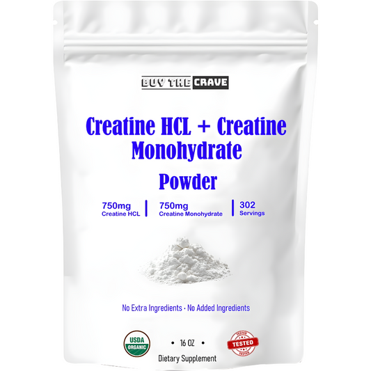 Creatine HCL + Creatine Monohydrate Mix, Less Sour & Easier to Consume, Post Workout Muscle Builder for Men & Women,Creatine Hydrochloride + Monohydrate, 16 OZ (454g)