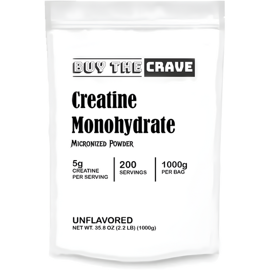 Ultra-Pure Micronized Creatine Monohydrate Powder - Maximize Strength, Power, and Muscle Growth - Unflavored, Gluten-Free (200 Servings, 1000g)