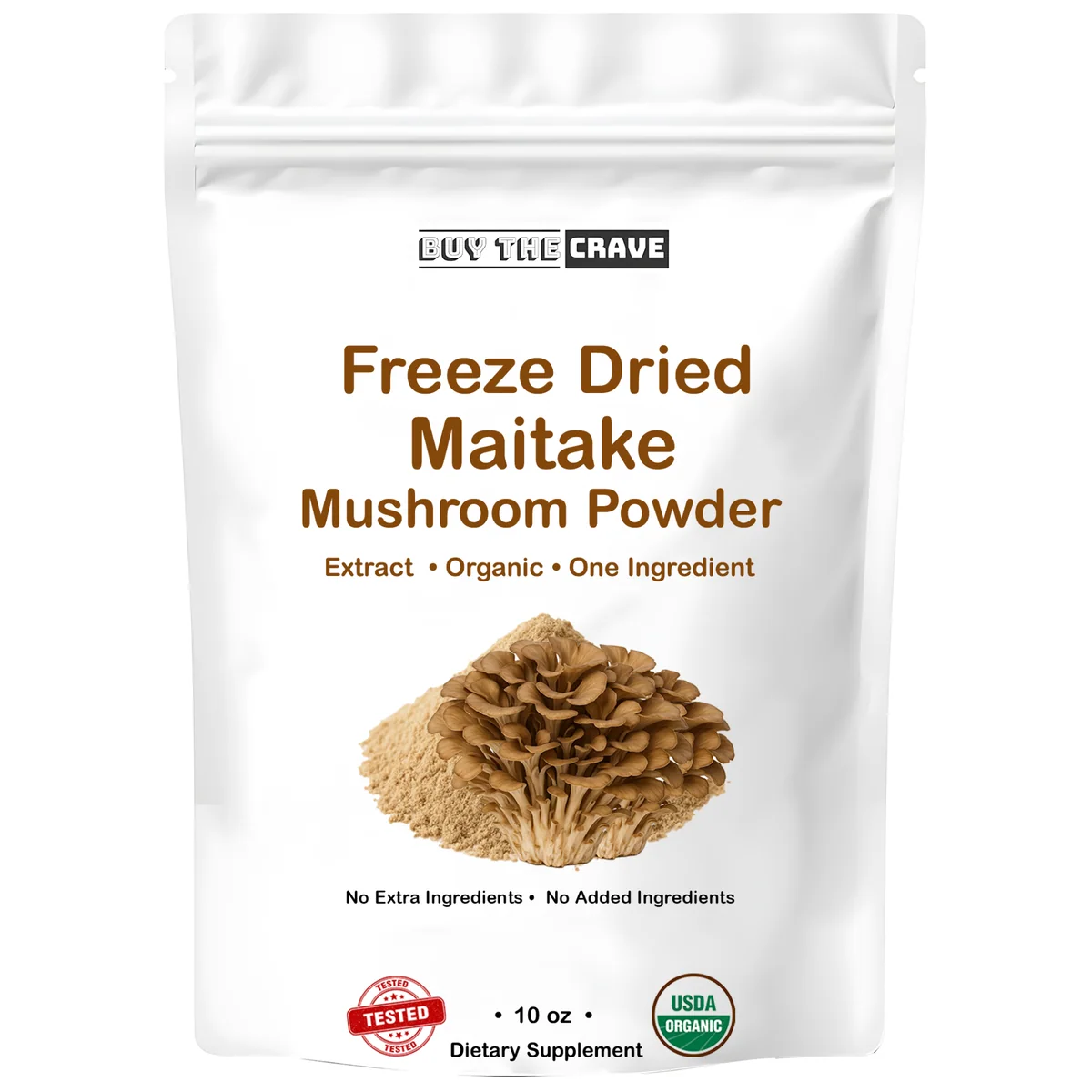 Organic Freeze Dried Maitake Powder - 10 OZ
